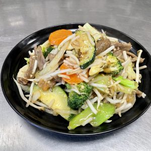 mixed vegetables, bean sprouts