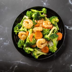 broccoli, onion, carrot