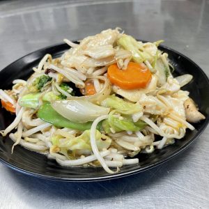 Mixed vegetables and bean sprouts