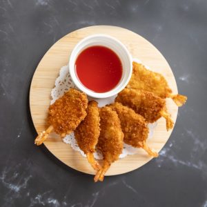 lightly breaded Shrimps
