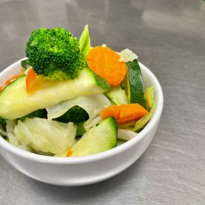 steamed vegetables