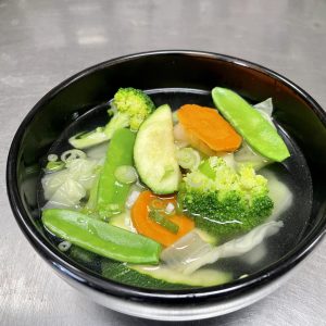 chicken broth with vegetables